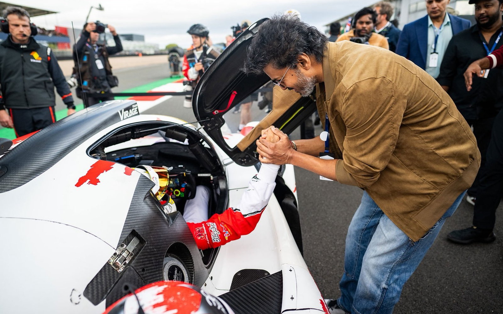 Ajith Kumar and Vijay Reunite at Silverstone, Delighting Tamil Cinema Fans