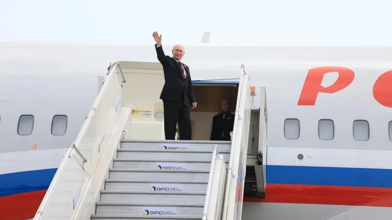 Russian President Vladimir Putin Departs New Delhi After BRICS Summit