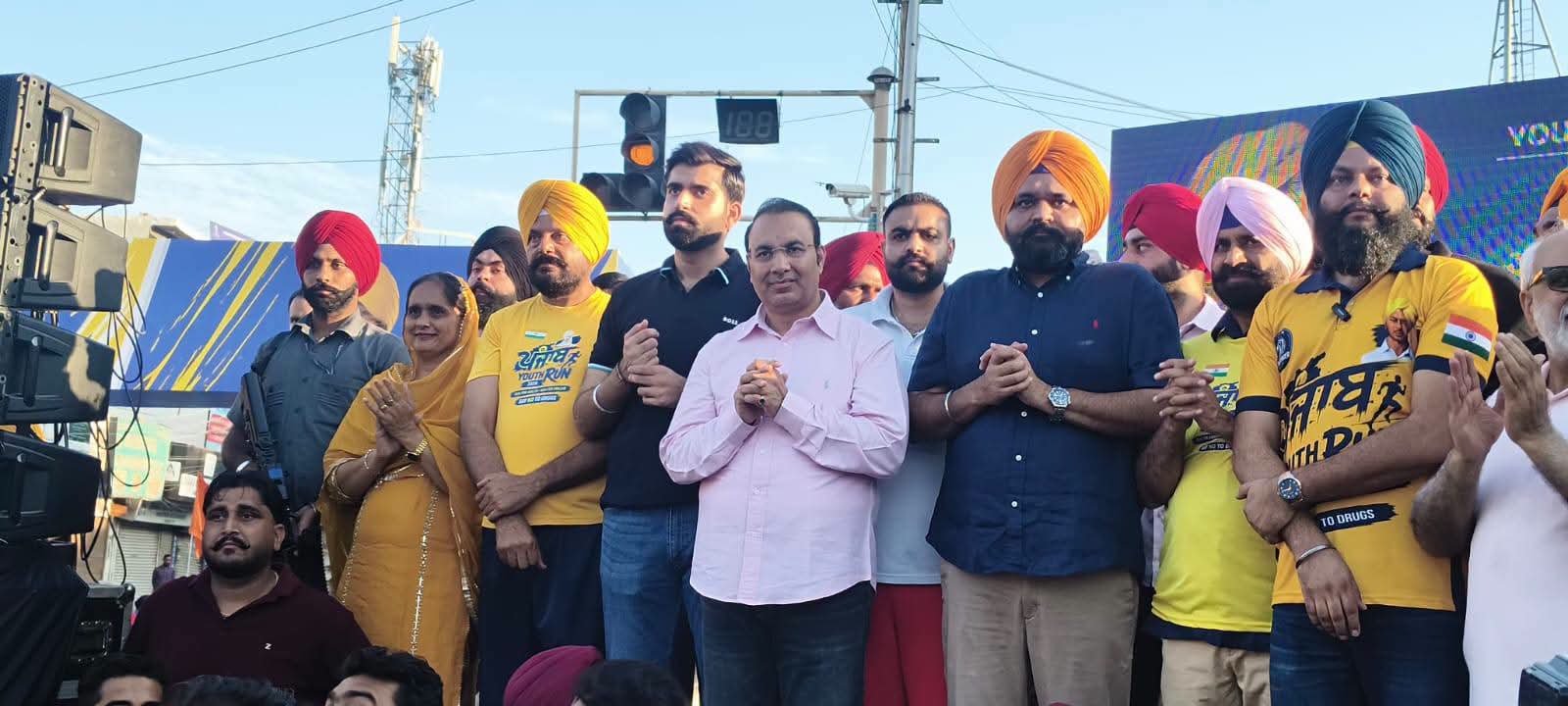 Bathinda Hosts Punjab’s Biggest Youth Run With 20,000 Youngsters & Players Sending Strong Message Against Drugs