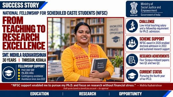 From Teaching to Research Excellence: Midhila Radhakrishnan’s Journey with NFSC