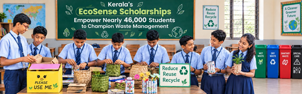 Kerala’s EcoSense Scholarships: Empowering 46000 Students to Champion Waste Management