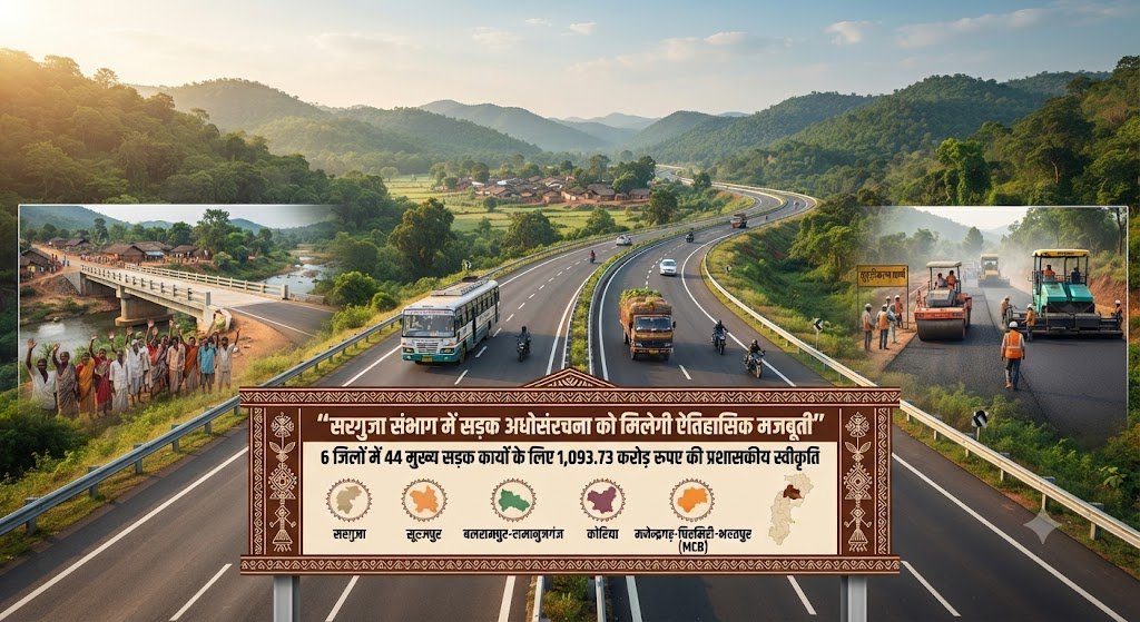 Historic Boost to Road Infrastructure in Surguja Division