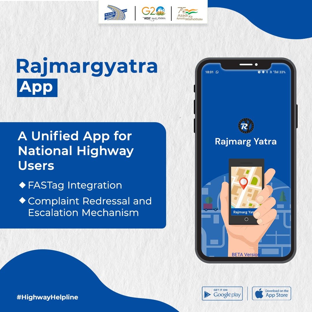 NHAI Rajmargyatra App Hosts ‘OneTag’ FASTag Portability Service