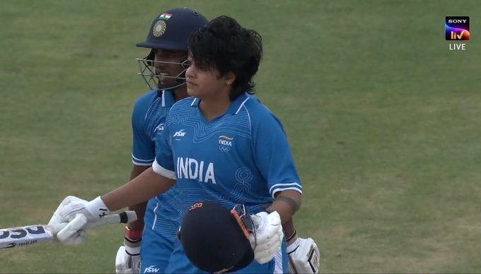 Shafali Verma Slams Historic Century as India Post 195/4 Against Bangladesh