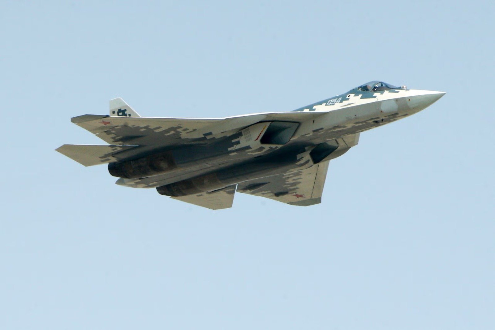 Su-57’s Pixel Camouflage Reflects a Different Approach to Stealth Technology