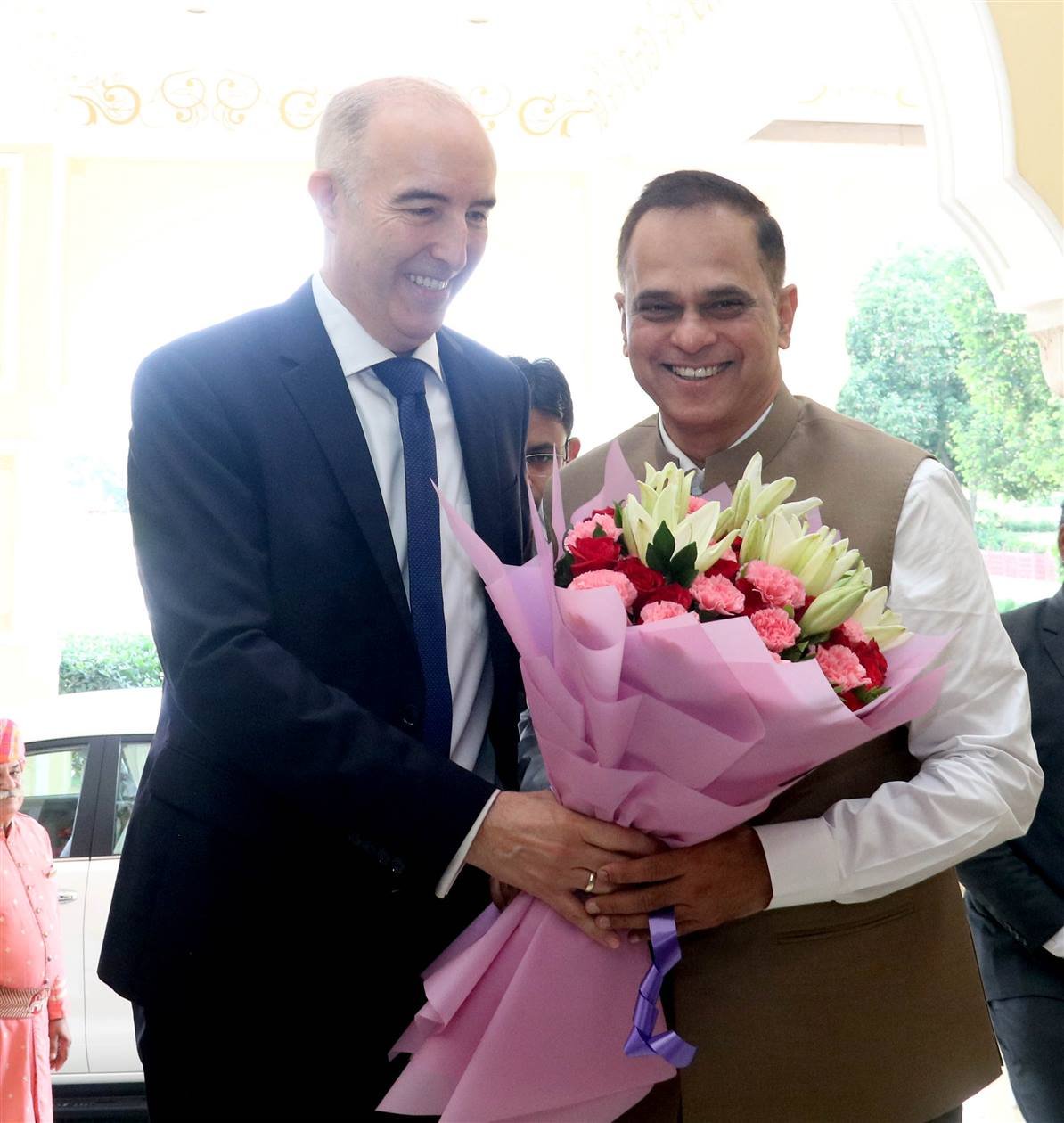 IMF-SARTTAC Director Harald Finger Pays Courtesy Call on Chief Secretary