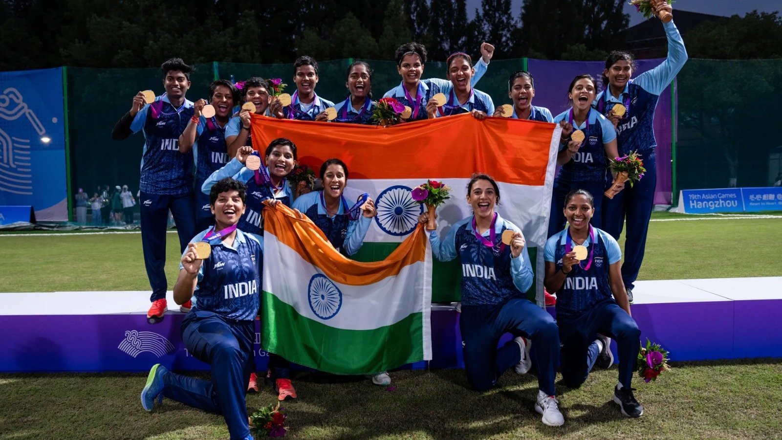 India Defend Asian Games Women’s Cricket Gold with Record 147-Run Win Over Sri Lanka