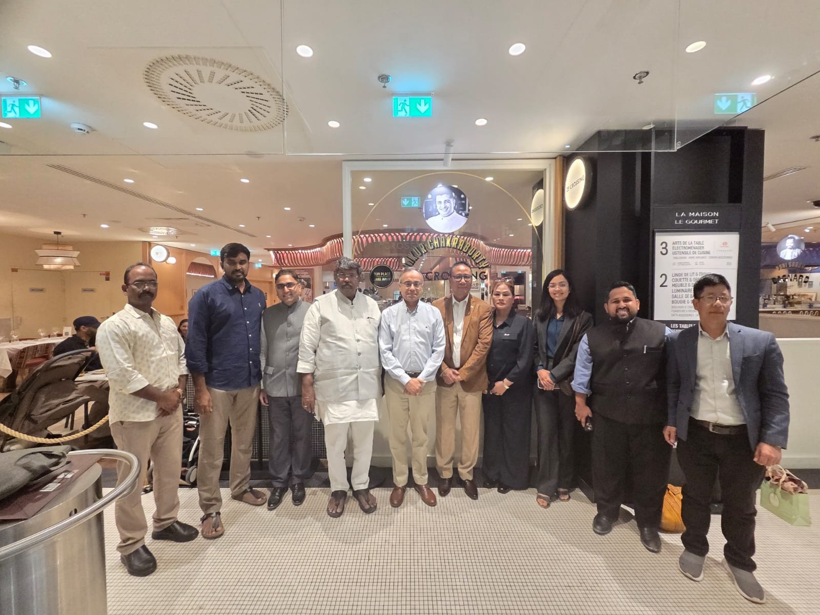 Indian Ambassador to France Hosts Mizoram Assembly Speaker for Dinner in Paris