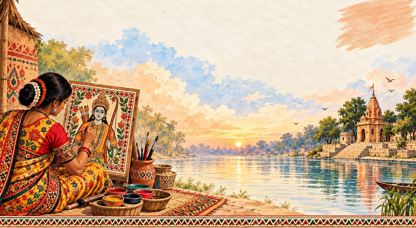 Uttar Pradesh to Host Three Major Art Camps Celebrating Ramayana, Folk Traditions and the Ganga