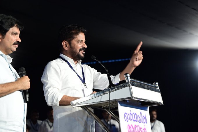 Revanth Reddy Says India’s Future Fight Is Between Gandhi and Sangh Parivars