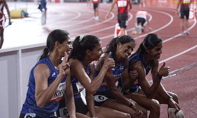 Vithya Ramraj Anchors India to Gold in Women’s 4x400m Relay at Asian Games