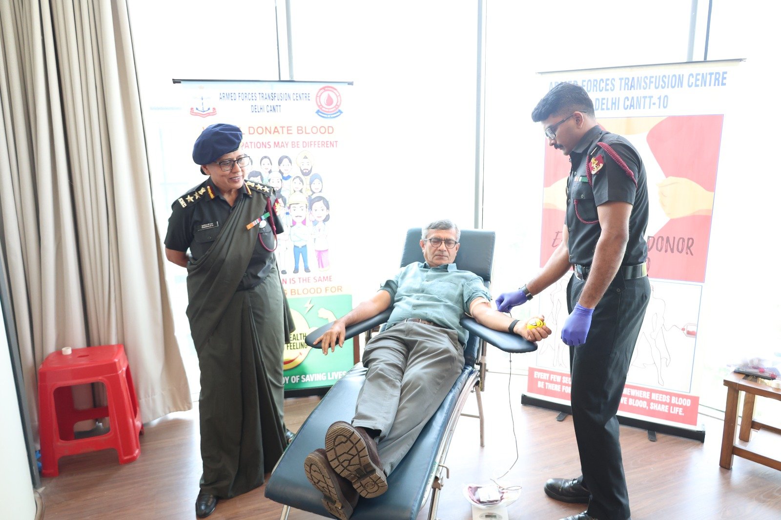 Ministry of Defence Organises Voluntary Blood Donation Camp on National Voluntary Blood Donation Day