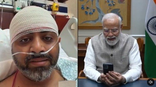 Pilot Smit Machchhar Tells PM Modi He Is His ‘Biggest Idol’ After Life-Saving Heroics