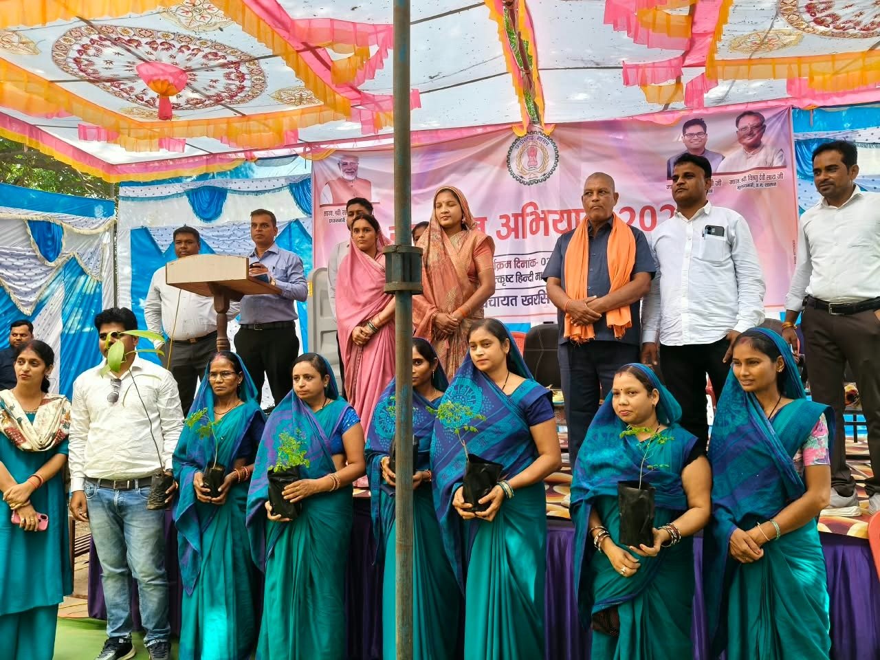 B-1 and Abadi Land Records Distributed at Seva Sankalp Camp