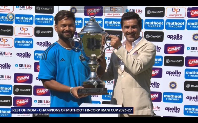 Mukesh Kumar’s Six-Wicket Burst Helps Rest of India Win Record 31st Irani Cup