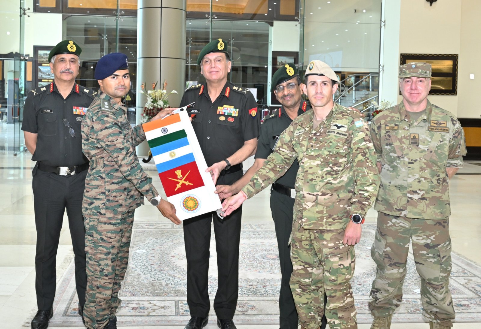COAS Flags In Joint Indo-Argentine Army Mountaineering Expedition In New Delhi