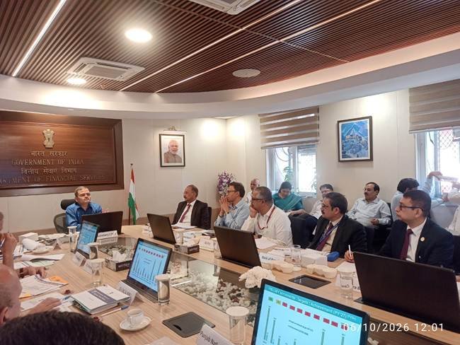 DFS Secretary Reviews Progress of Financial Inclusion Schemes