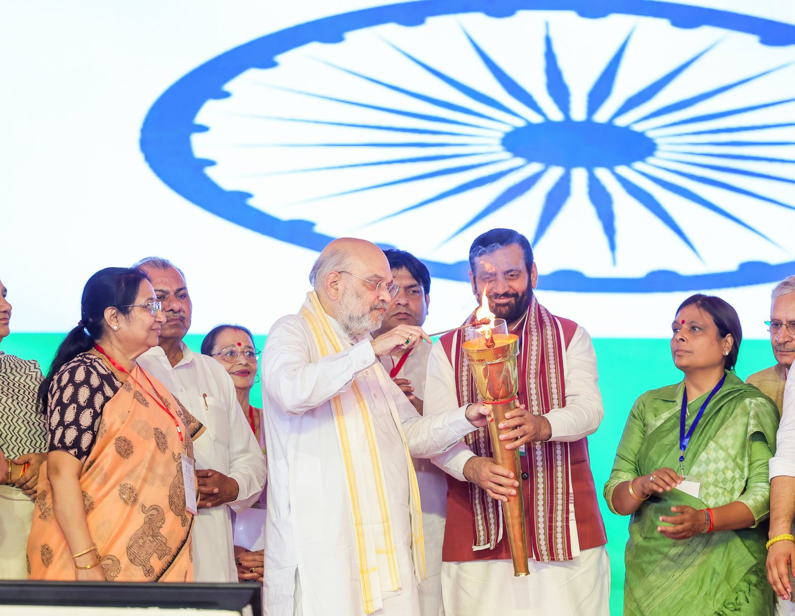 Amit Shah congratulates Prime Minister Shri Narendra Modi on the completion of 25 years of his Seva and Samarpan