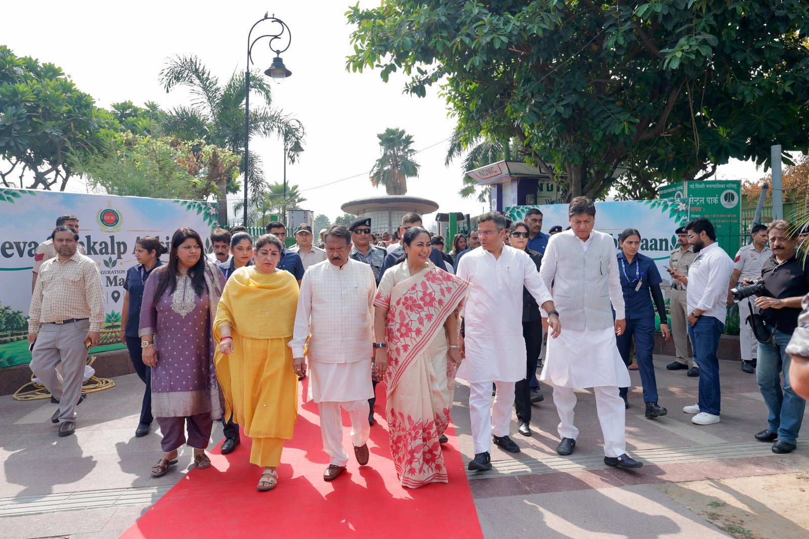CM Rekha Gupta inaugurates ‘Plant Mandala Rangoli’, links unique blend of art and nature with vision of a ‘Developed Delhi’