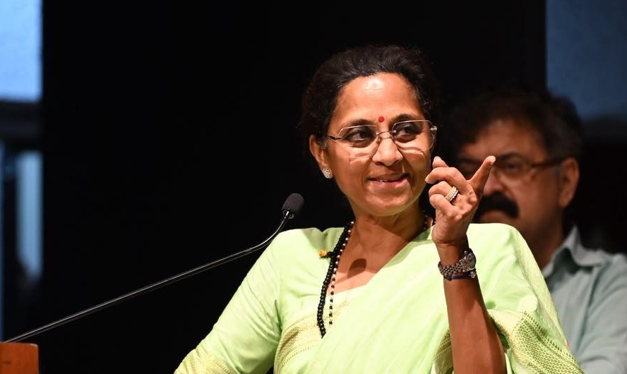 Anjali Damania Questions Maharashtra’s 1,200-Acre Land Allotment to Company Linked to Supriya Sule’s Son-in-Law
