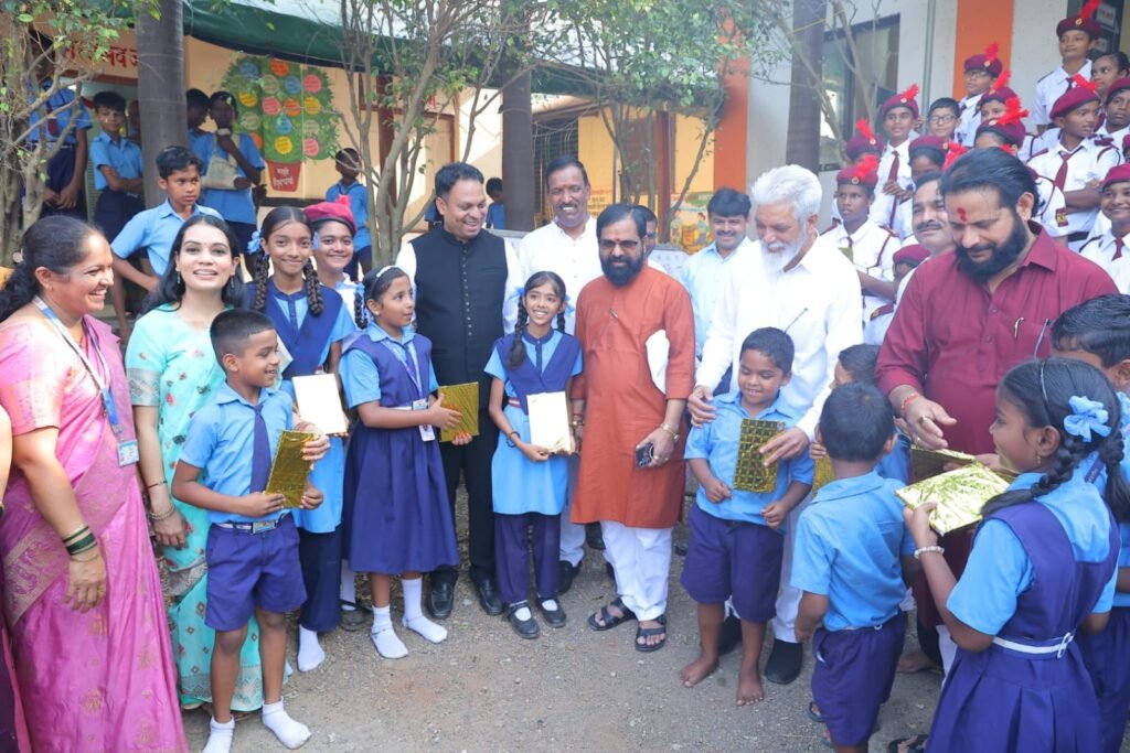 Education Minister Dadaji Bhuse Praises Progress of Zilla Parishad Schools in Alibag Under ‘Chala Shalet Jau Ya’ Initiative