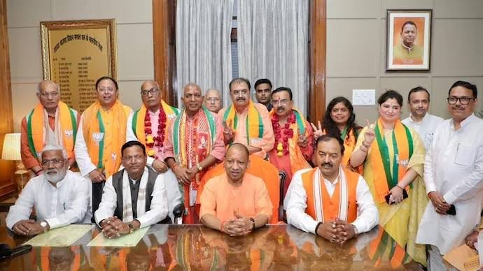 BJP Wins Eight Rajya Sabha Seats Unopposed in UP, SP Gets Two; BSP Loses Representation