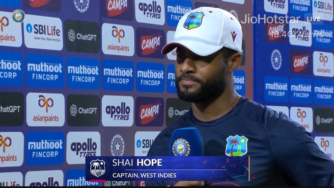 Shai Hope’s Blazing Century Powers West Indies to Record Chase Against India, Series Levelled 1-1