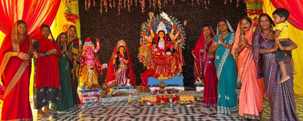 ‘Story of Service’: Women Install Goddess Durga Idol Using Funds Received Under Mahtari Vandan Scheme