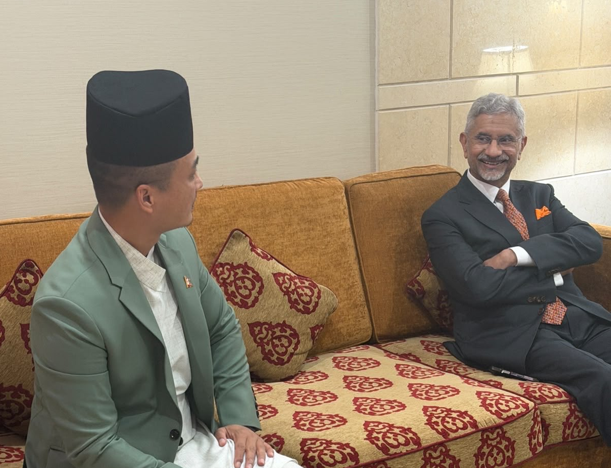 Jaishankar Meets Nepal’s Home Minister Sudhan Gurung to Strengthen Bilateral Ties