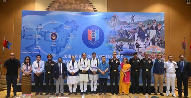 Raksha Rajya Mantri Chairs Special Joint State Representatives and Additional Director General’s Conference of NCC in Guwahati, Assam