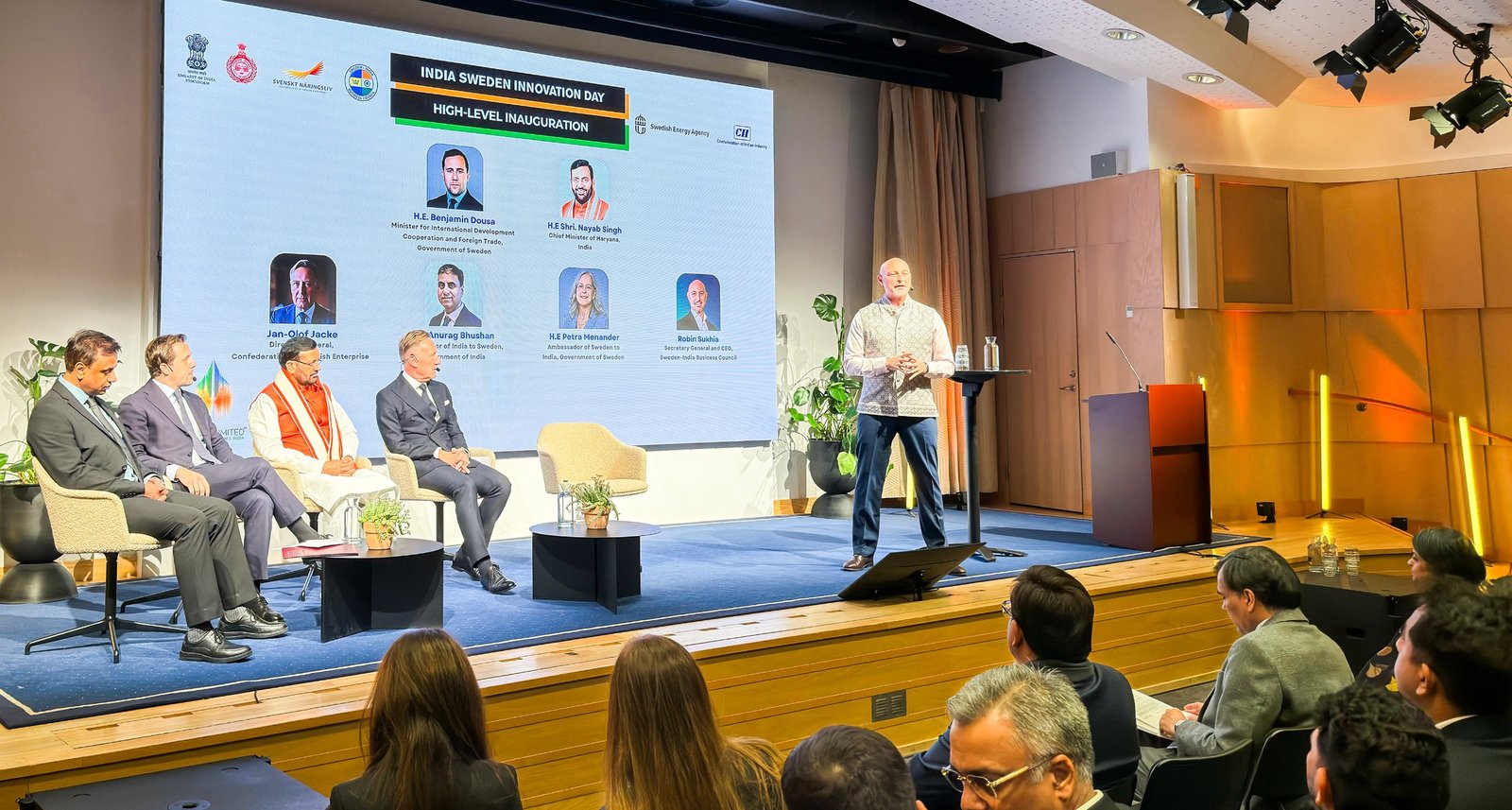 CM Nayab Singh Saini Attends India-Sweden Innovation Day 2026 in Sweden as Chief Guest