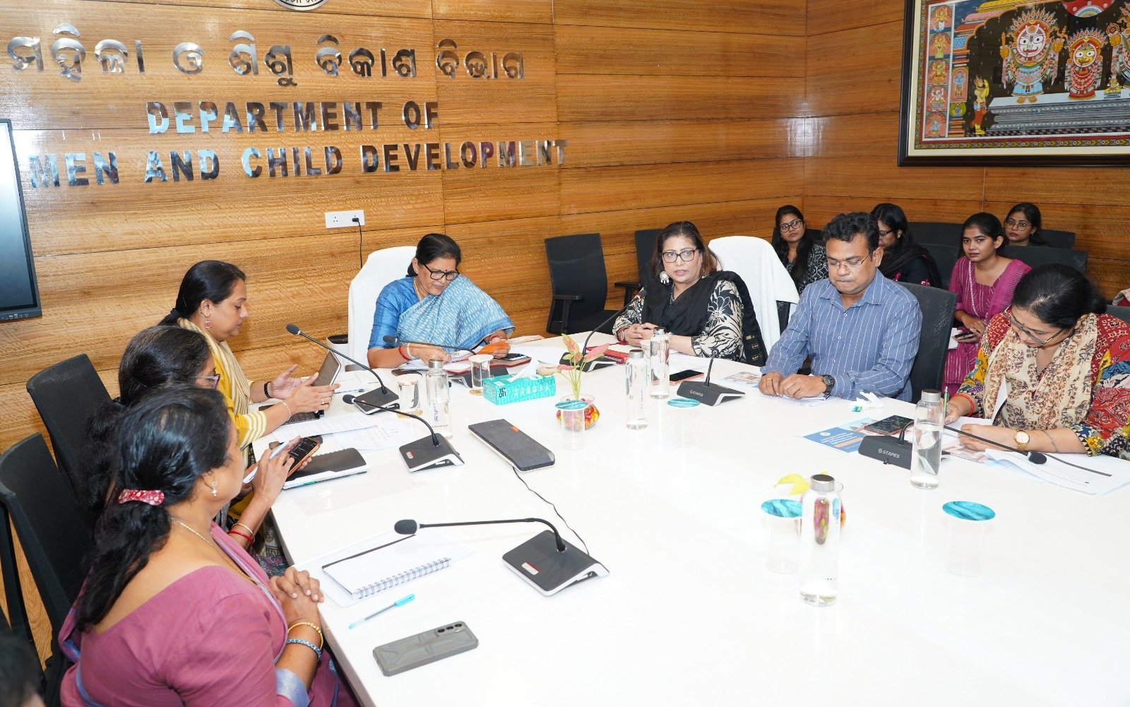 Deputy Chief Minister Pravati Parida reviews time-bound action plan for Women and Child Development