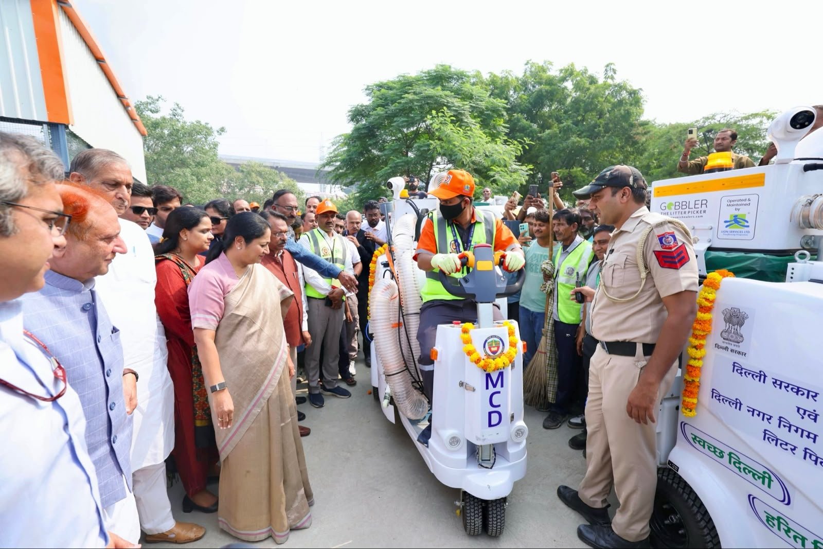 CM Rekha Gupta Inaugurates FCTS Plant in Sarita Vihar, Launches Landmark Waste Management Initiatives