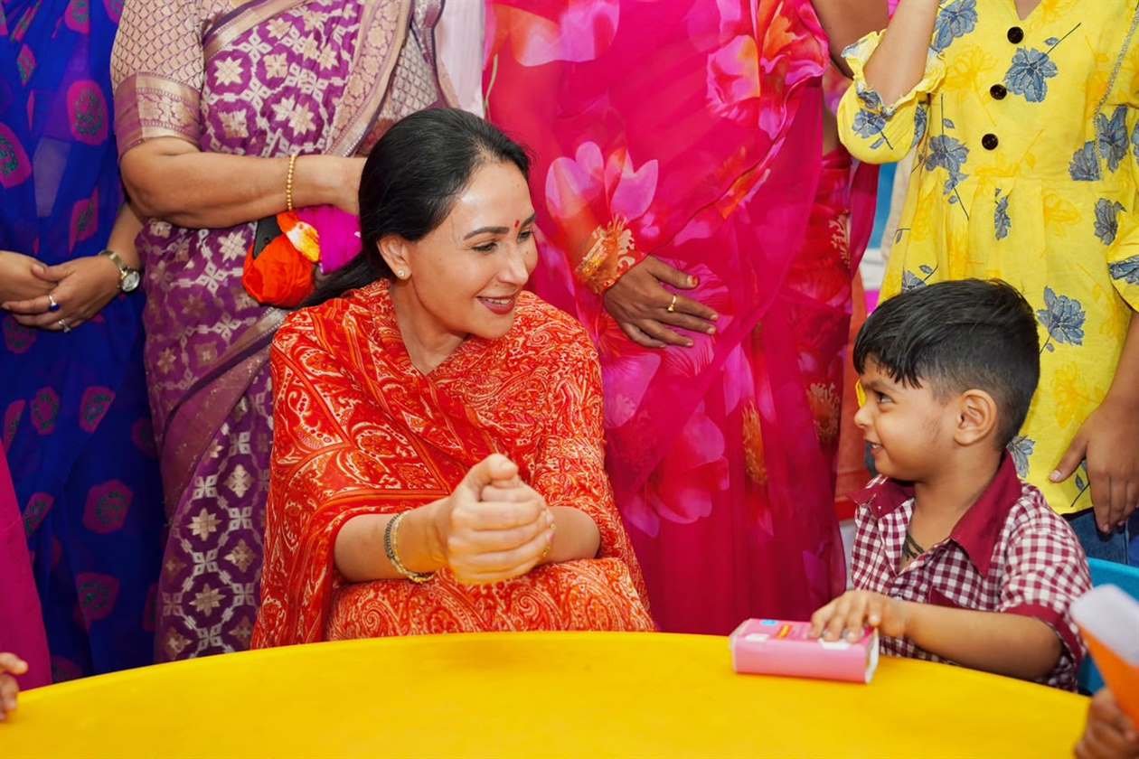 Deputy CM Diya Kumari Performs Kanya Pujan at Vidyadhar Nagar Anganwadi, Launches ‘Shishu Sanjeevani’