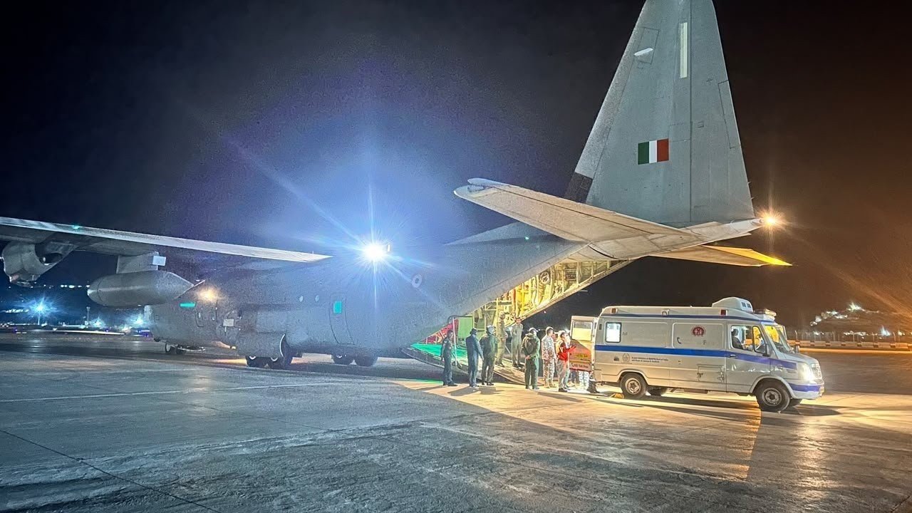 IAF Conducts Short-Notice Casualty Evacuation From Leh