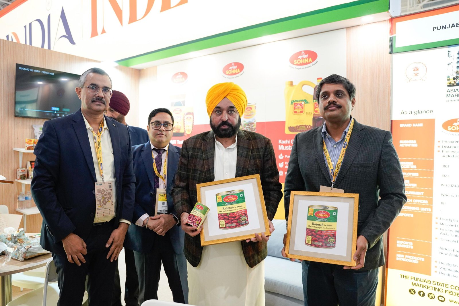 Punjab’s ‘Chitte Chhole’ & ‘Rajmah’ Go Global; CM Bhagwant Singh Mann Launches SOHNA Products at SIAL Paris 2026