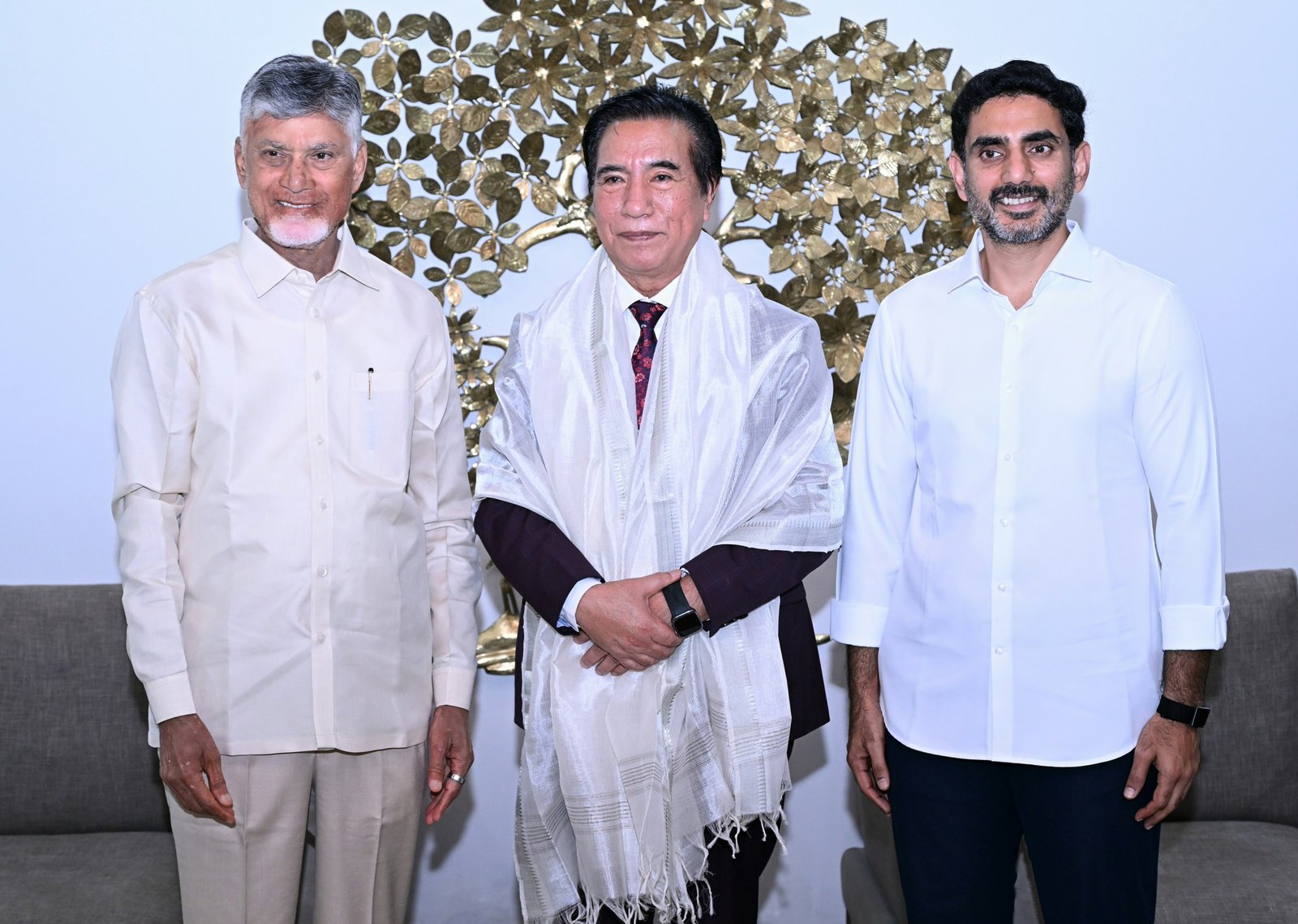 Mizoram CM Lalduhoma Meets Andhra Pradesh CM Chandrababu Naidu, Invites Investment in Mizoram