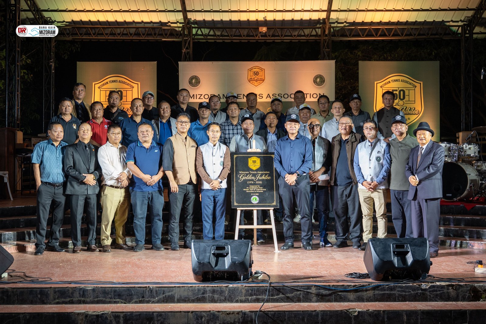 Mizoram Sports Minister Attends Tennis Association’s Golden Jubilee Celebration