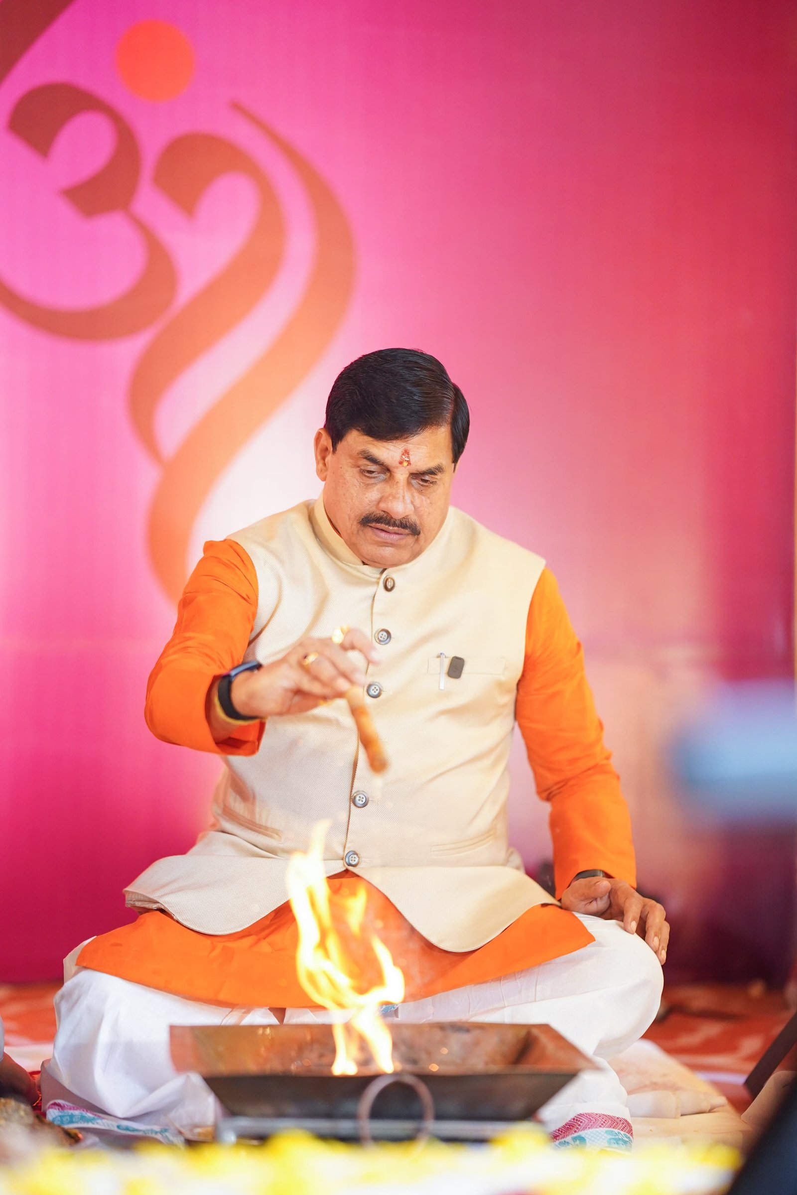 Madhya Pradesh CM Mohan Yadav Performs Kanya and Shastra Puja on Vijayadashami, Says Government Committed to Public Welfare -