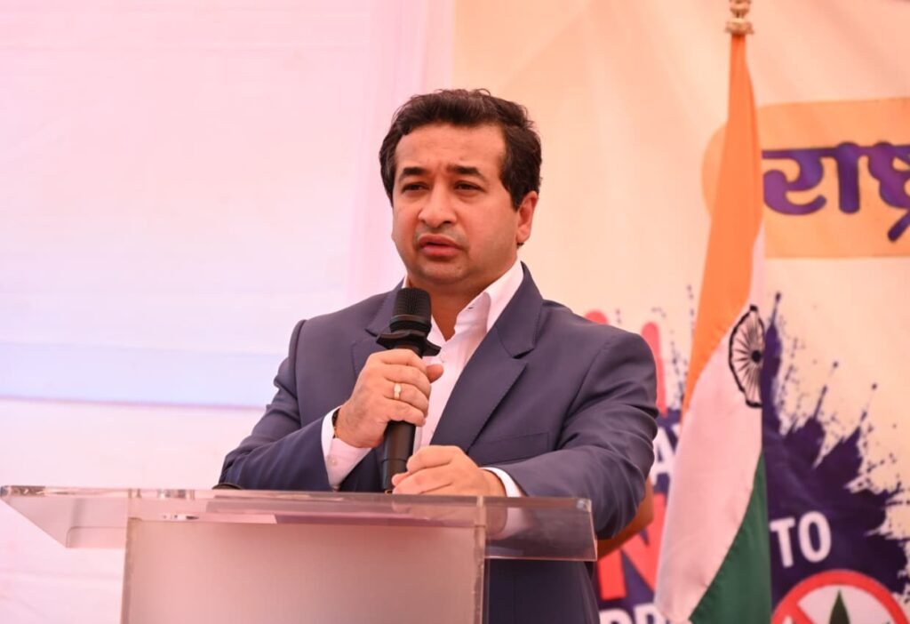 National Motorcycle Rally Welcomed in Sindhudurg in the Presence of Guardian Minister Nitesh Rane