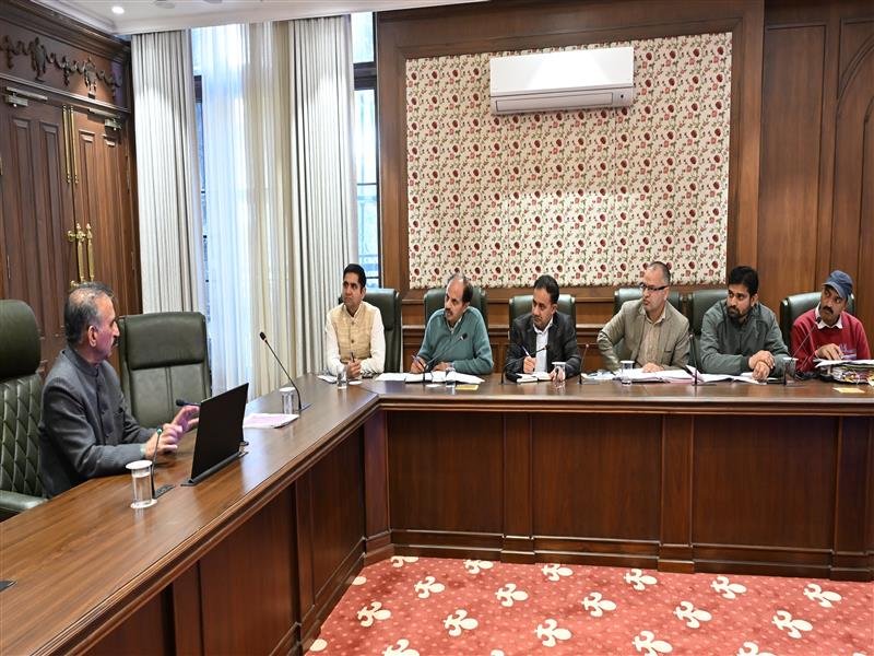 CM presides over meeting of Education Department