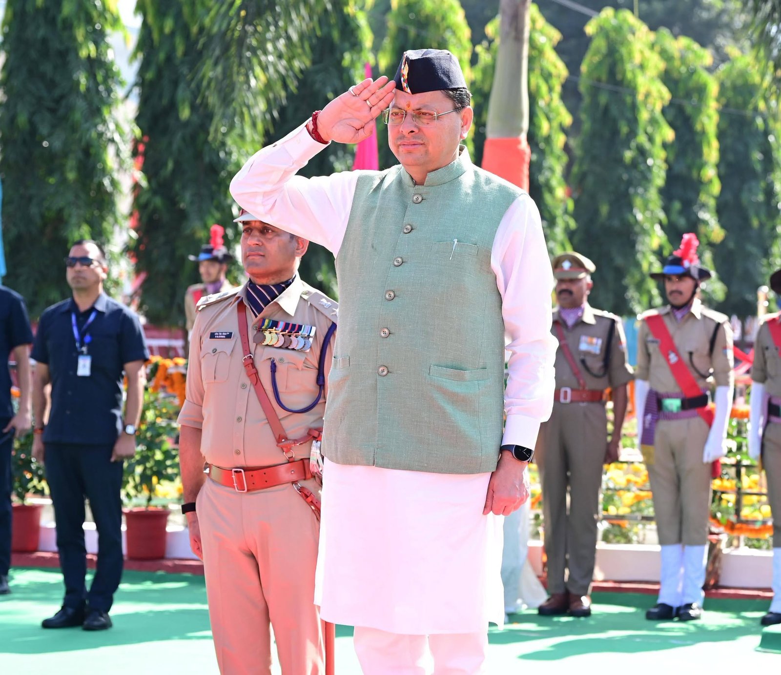 Uttarakhand CM Pushkar Singh Dhami Pays Tribute to Police Martyrs, Announces Eight Measures for Police Welfare