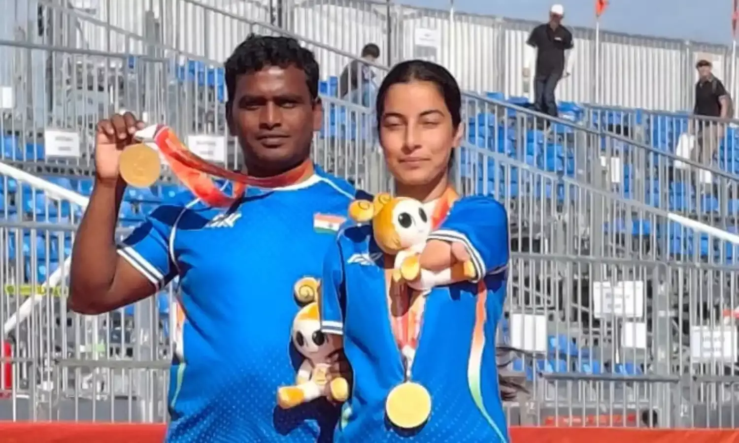 Asian Para Games 2026: Sheetal Devi and Toman Kumar Win Gold, Set World Record in Mixed Team Compound Archery