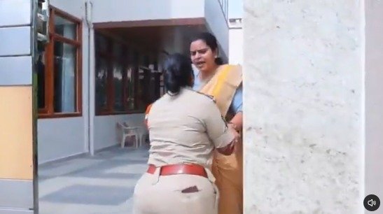 Former Andhra Minister Vidadala Rajini Allegedly Pushed by Woman Police Officer Amid Election Row