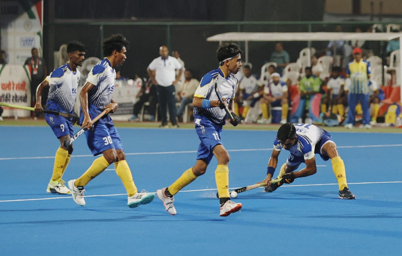 Nyaydhani Knights Close in on Semi-Finals with Third Consecutive Victory in Chhattisgarh Hockey League
