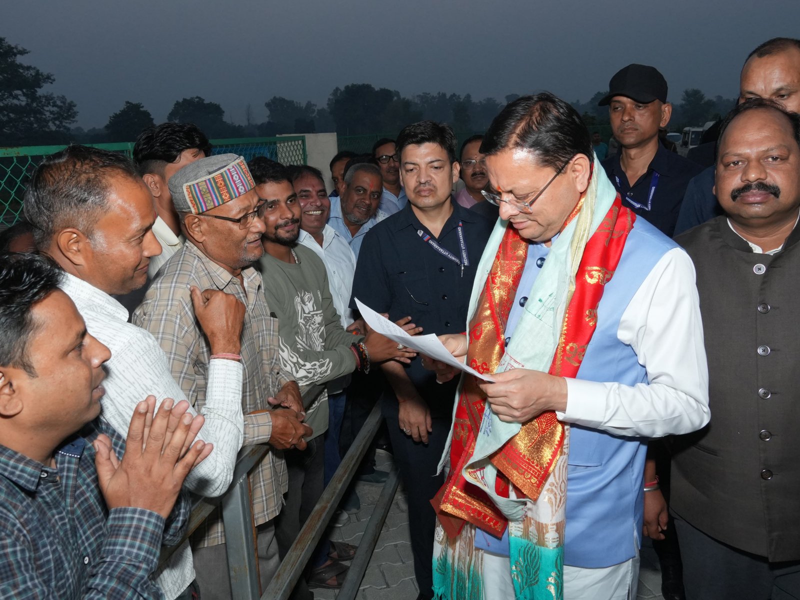 Chief Minister hears public grievances in Khatima, directs officials to ensure swift and effective redressal