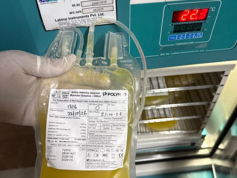 40 Charitable Blood Centres Inspected in UP; Seven Ordered to Halt Operations with Immediate Effect