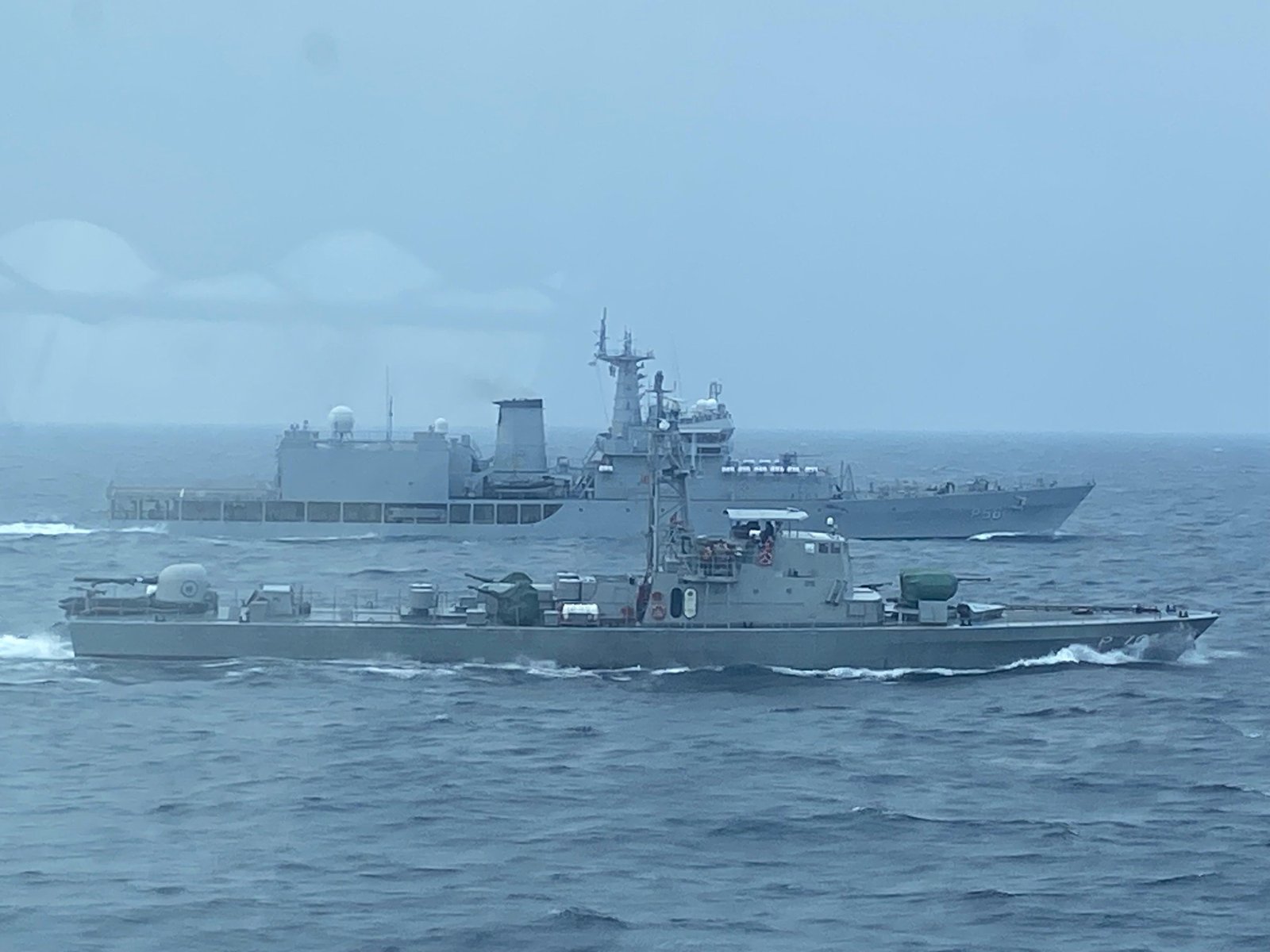 First Training Squadron Of The Indian Navy Departs Colombo, Sri Lanka
