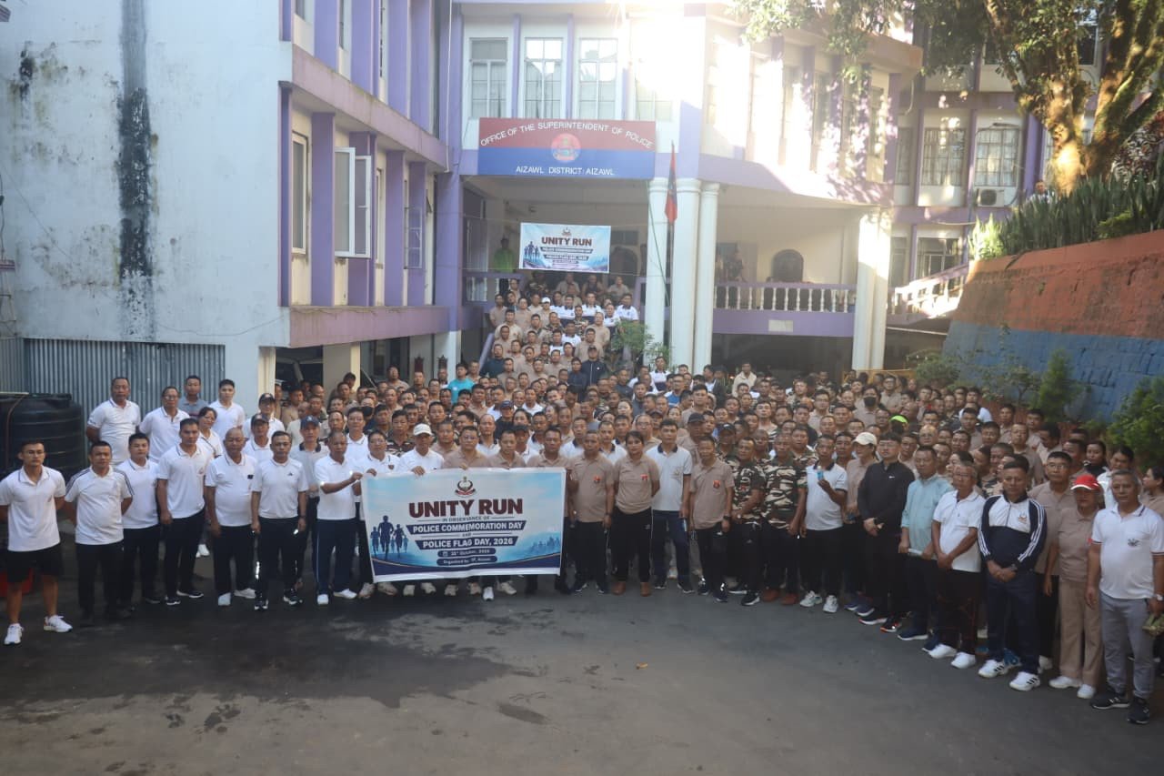 Aizawl Holds ‘Run for Unity’ to Mark National Unity Day