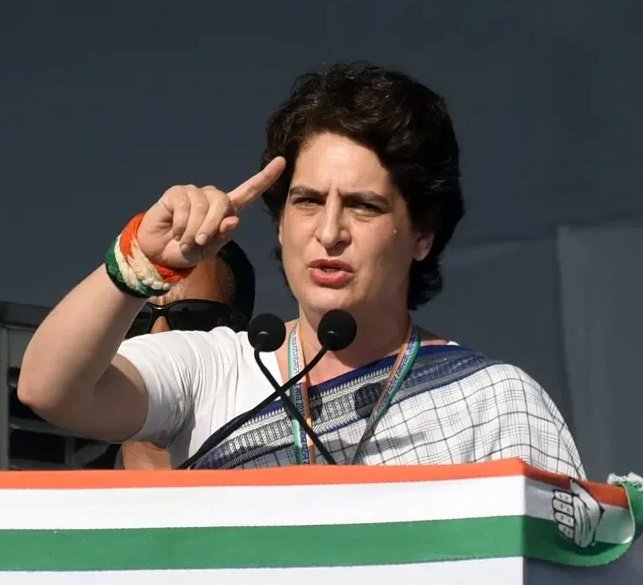 Priyanka Gandhi Backs Debate Over India Hockey Jersey, Says Youth Will Decide Nation’s Future